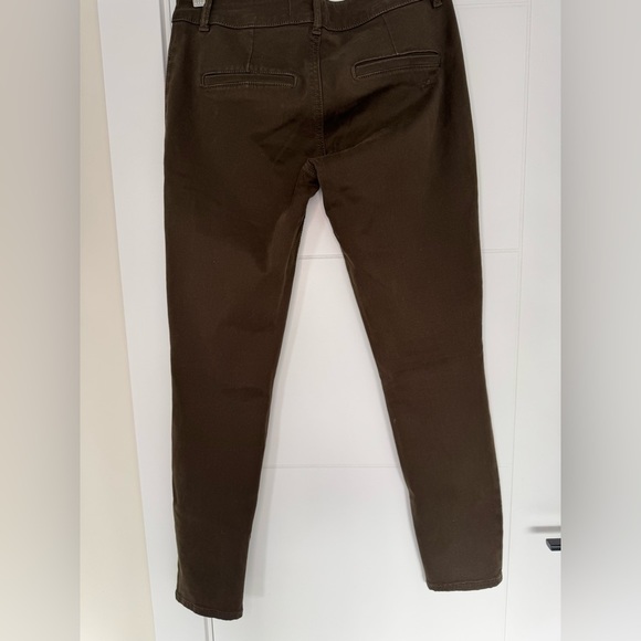DL1961 Margaux Instasculpt Ankle Skinny Jeans Size 28 McKinney Olive Brown - Picture 14 of 16